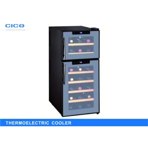 Quality Integrated Thermoelectric Wine Refrigerator , Two Zone Wine Cooler for sale