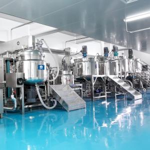 Precise Temperature Control Cosmetic Emulsifier Mixer With 10L-10000L Capacity