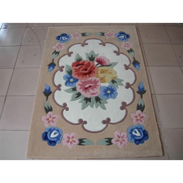 Buy Traditional Flower Handtufted Acrylic Door Mat 60X90CM at wholesale prices