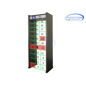 Quality 256 Levels Sensitivity Door Frame Metal Detector Waterproof With Customized Language System for sale