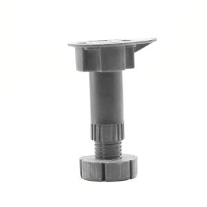 Plastic Plastic Cabinet Legs , Adjustable Furniture Hardware Fittings
