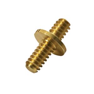 Brass Round Part Of Lamp Holder Parts Broaching Cnc Machining