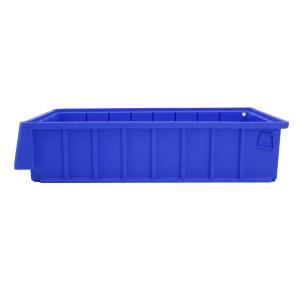 Versatile Solid Box Style Plastic Crate for Nut Organizers on Shelves in