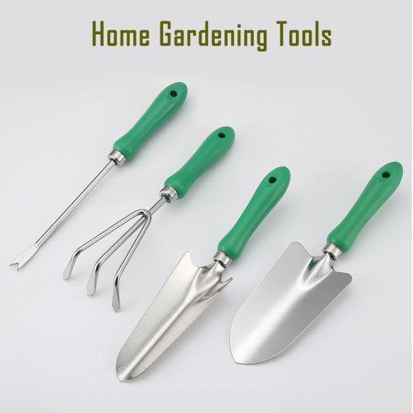 Buy Stainless Steel Garden Tools Set Lightweight 4pcs Plastic Handle at wholesale prices