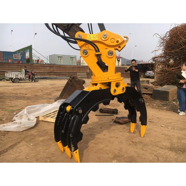 Buy Hyundai R60 R120 Excavator Hydraulic Grapple Mini Timber Grab at wholesale prices