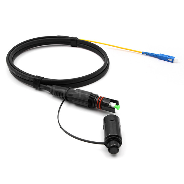 G657A1 Optitap Patch Cord OptiTap SC APC To SC UPC Simplex 9/125 OS2 LSZH Jacket