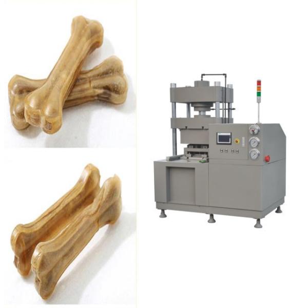 60T Dental snacks double molds Pressed Rawhide Bones Machine with WEG MOTOR