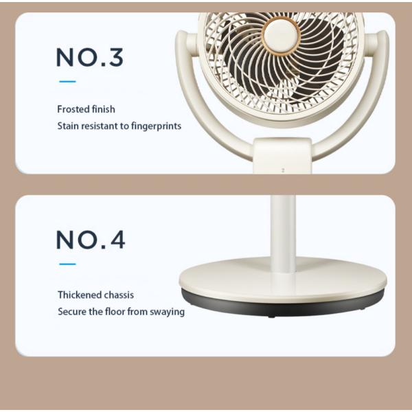 Voice AI Control Electric Stand Fan for Air Cooling and Air Circulation in Bathrooms