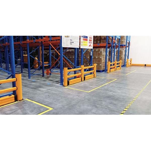 Polymer Ground Safety Barrier Warehouse Safety Barrier Traffic Guardrails