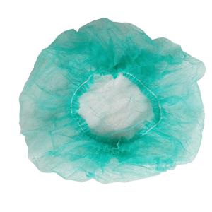 Non Woven Disposable Head Cap Breathable Round Bouffant Design OEM service