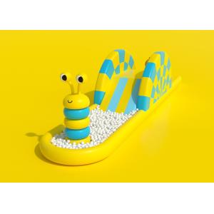 Caterpillar Design Outdoor Inflatable Park , Pvcinflatable Bounce House For Kids