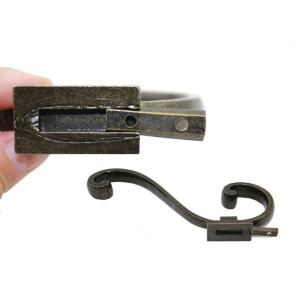 New Style Antique Big Wall Hooks Silding Bottom Coat Hooks