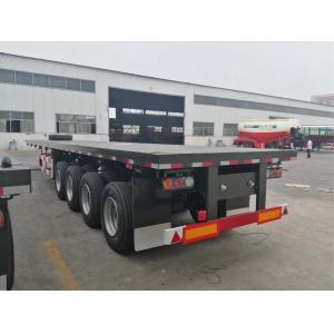 80 Ton 40ft 45ft Used 4 Axle Flatbed Semi Trailer