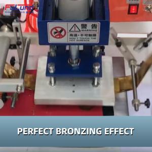 Fulund Hot Foil Stamping Machine , Pneumatic Leather Embossing Press Machine