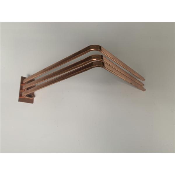 Flattened Brazing Copper Pipes bended And Flattened Welding With Copper Base