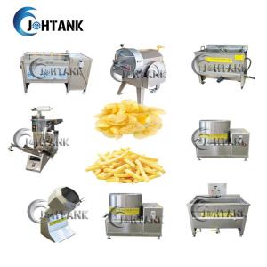 100kg/H Industrial Frozen French Fries Making Machine Semi Automacit