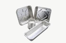 Large Size Square Aluminum Food Containers Standard Weight For Food Storage