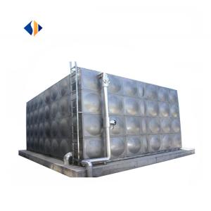 Quality Food Beverage Shops Stainless Steel Water Storage Panel Tanks with 1-1024m3 Volume for sale