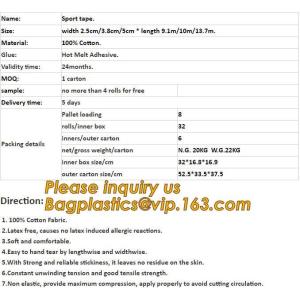 Medical Wound Dressing Outdoor Sports Sprain Treatment Bandage High Elastic