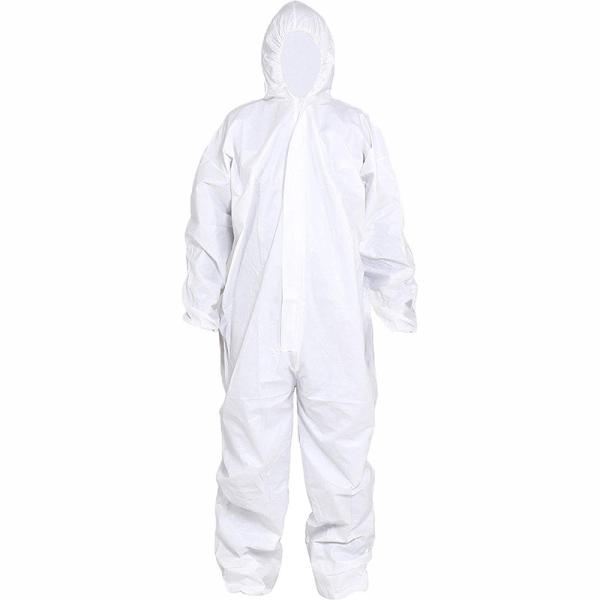 Buy Jumpsuit Structure Medical Protective Coverall Excellent Barrier Performance at wholesale prices