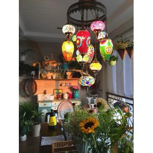 Mediterranean retro Cafe lighting living room restaurant hotel Bohemian