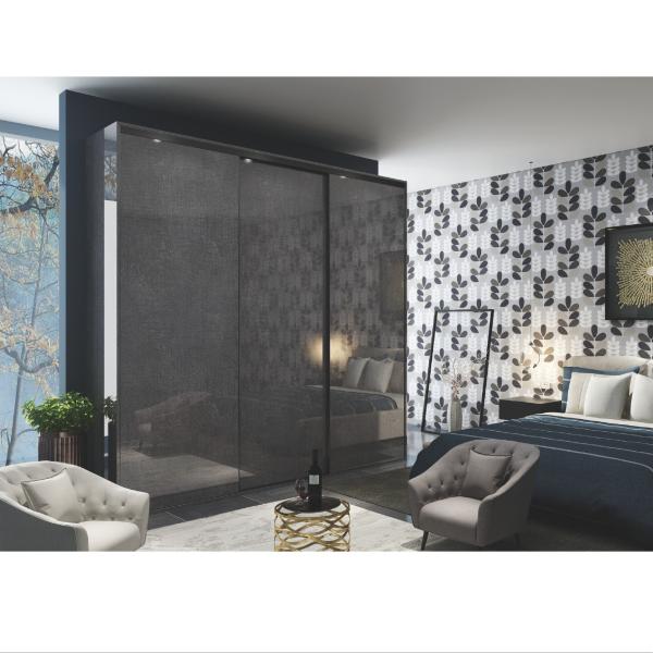 Buy Modern Lacquer Wardrobe Storage Cabinet Fitted Sliding Door Wardrobe Bedroom High Gloss at wholesale prices