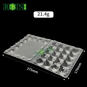 Customized 20 Holes Plastic Egg Packaging Disposable Quail Egg Containers