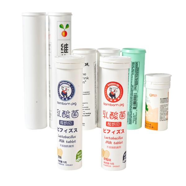 Buy Custom Plastic Medicine Vitamin C Effervescent Tablet Tubes for Print Color 6 colors MAX at wholesale prices