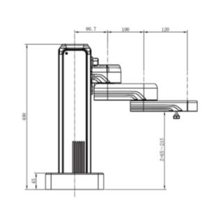 Collaborative Robot Hitbot Z-Arm 1522 3 Axis Arm For Laser Engraving Machines