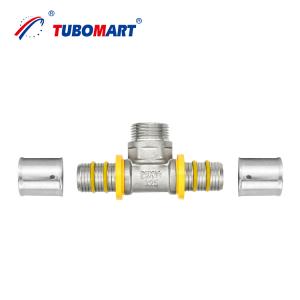 China 24 Years Manufacturing Experience Customized Pex Al Pex Press Fittings For Gas / Water System OEM ODM Supported on sale