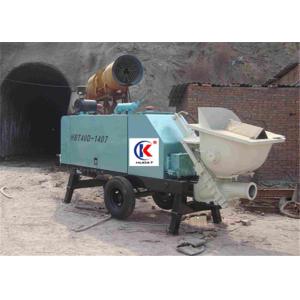 Mini Diesel Towed Hydraulic Concrete Pump , 50mm Aggregate Diameter Concrete