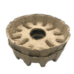 Eco Friendly Molded Pulp Paper Tray With Insert Boxes Compartment