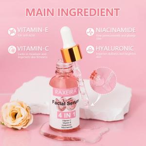 Natural Vitamin C E Serum With Niacinamide And Hyaluronic Acid / Organic