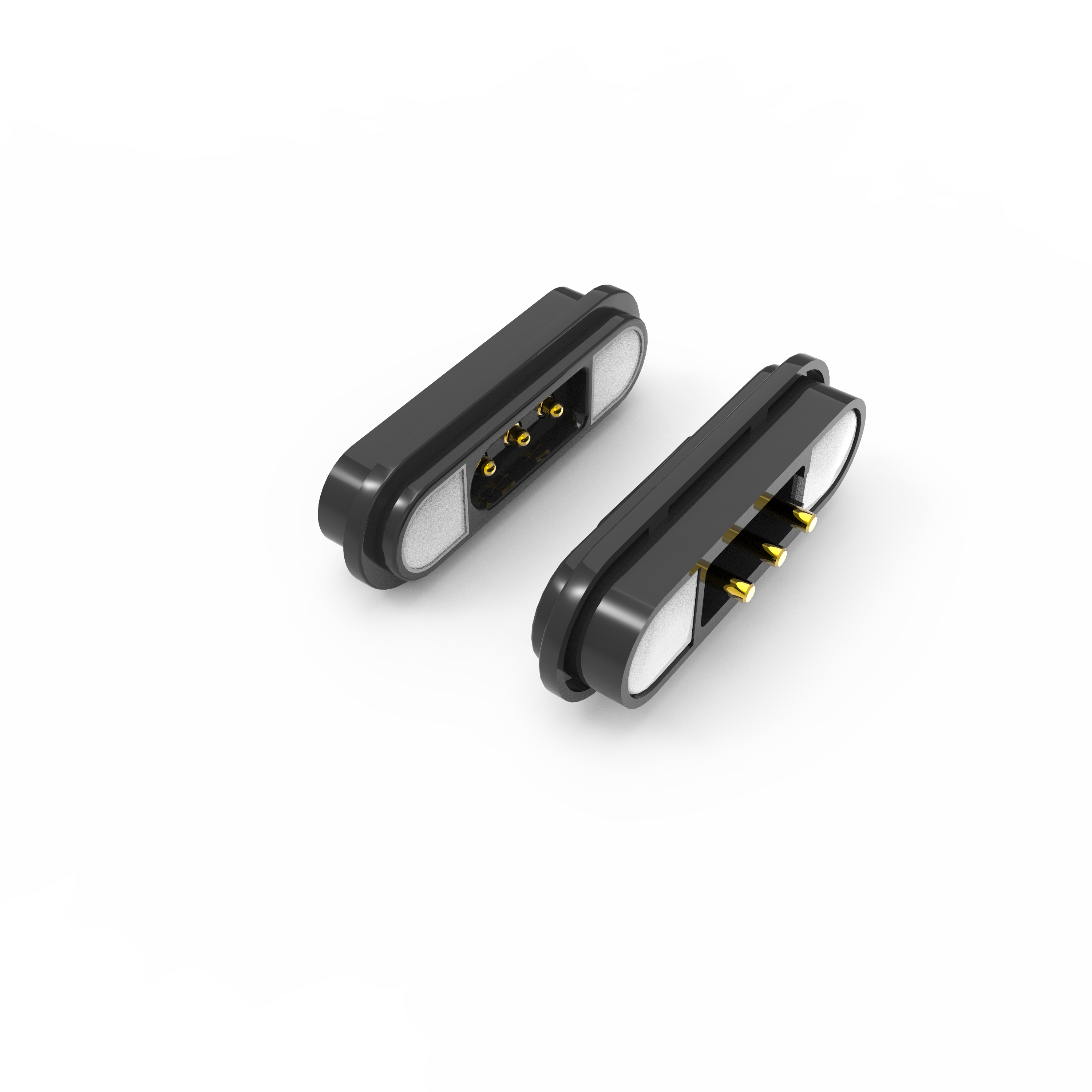 3pin magnetic connector  3A male female pogo pin charger terminal