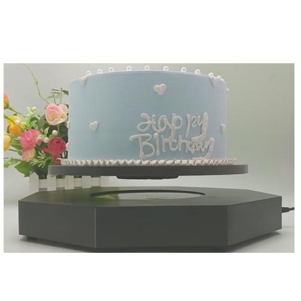 octagon magnetic levitation bottom laptop shoes can 2kg display stand with 50mm levitation distance