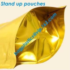 China Metalized Bags, Bopp Metalized Bags, Metalized Pouches, VEMPET, PP, BOPP, OPP, CPP, NYLON Aluminized Zip lockk stand up ba on sale