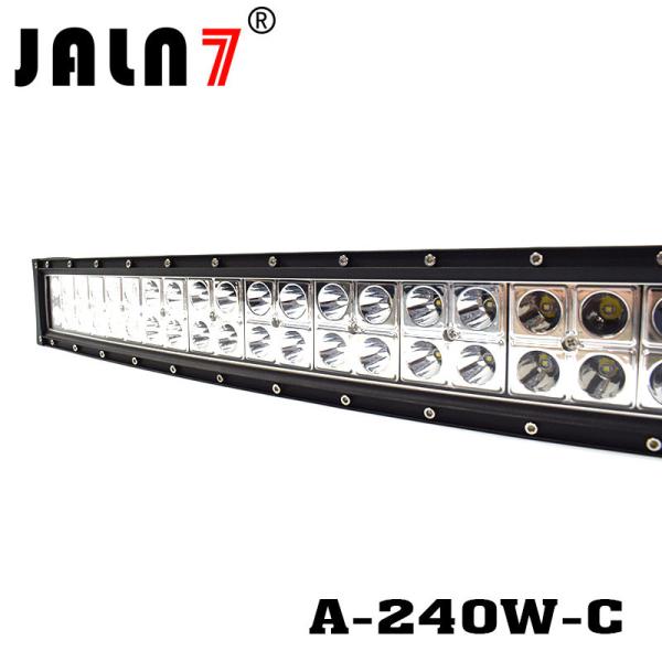 LED Light Bar JALN7 41.5Inch 240W Curved Spot Flood Combo LED Driving Lamp Super Bright Off Road Light LED Work Light
