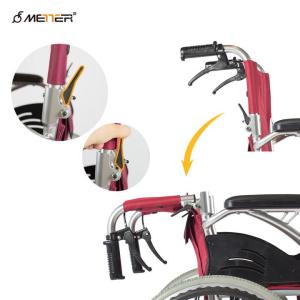 Aluminum Alloy Lightweight Folding Manual Wheelchair