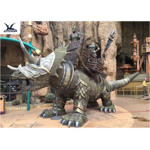 Outdoor Amusement Park Decoration Life Size Waterproof Dinosaur Fiberglass Model
