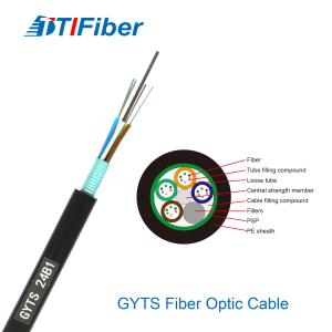 G652d Single Mode Stranded Armored Fiber Optic Cable Outdoor Use Gyts 2 - 288