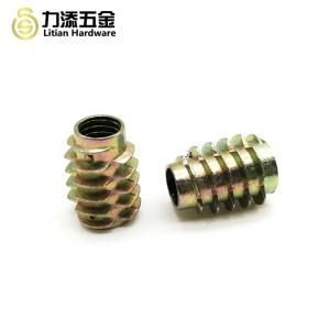 M8 Nuts That Screw Into Wood , Hex Socket Screw Inserts AISI Approved