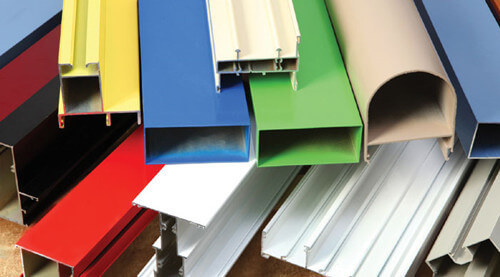 Window Frame 6063 6m Color Powder Coated Aluminium Extrusions Building