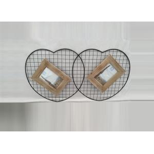 Customized Carving Wooden Heart Shaped Photo Frame