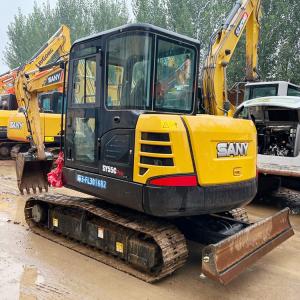 36 KW Power Original Hydraulic Cylinder Sany SY55 Second Hand Excavator in