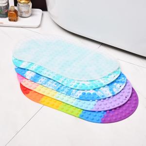 Non Slip Silicone Bathtub Mat Multipurpose With Suction Cups