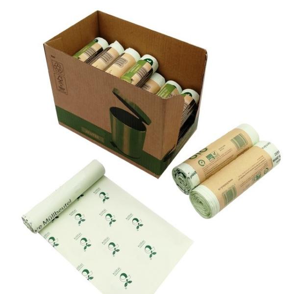 Buy Oxo Biodegradable Plastic Bags Roll Compostable Cronstarch Customized at wholesale prices