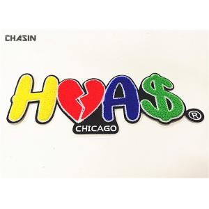 Quality Heartbreak Chenille Embroidery Patches Chenille Letters No Minimum for sale