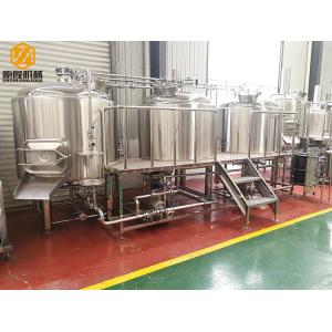 three vessels professional brewing equipment 1000L combination brewhouse with 6