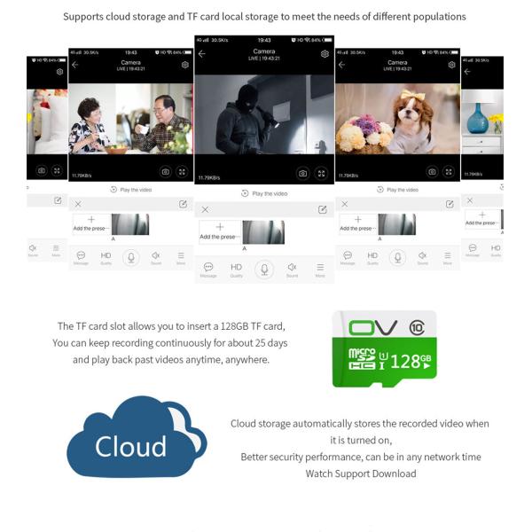 1080P PTZ Wifi Solar IP Camera Outdoor Surveillance Waterproof CCTV Camera Smart Home Two-Way Voice Battery Long Standby