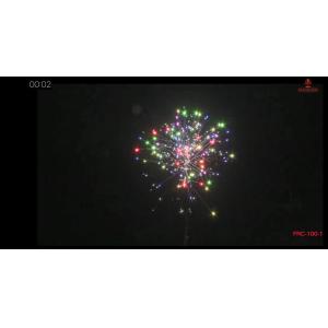 China Liuyang Outdoor 100 Shots Salute Cake Fireworks CE Approved on sale